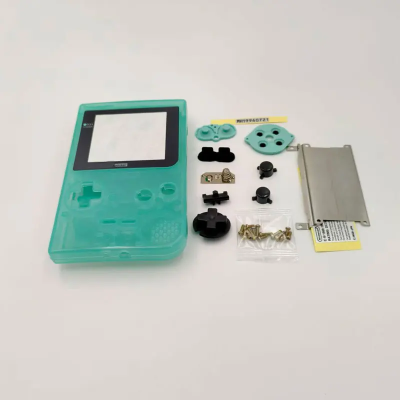 Kit de carcasa de alta calidad para Gameboy pocket GBP con espejo de lente de cristal para Gameboy pocket GBP. Lente de pantalla LCD GBP - imagen 2