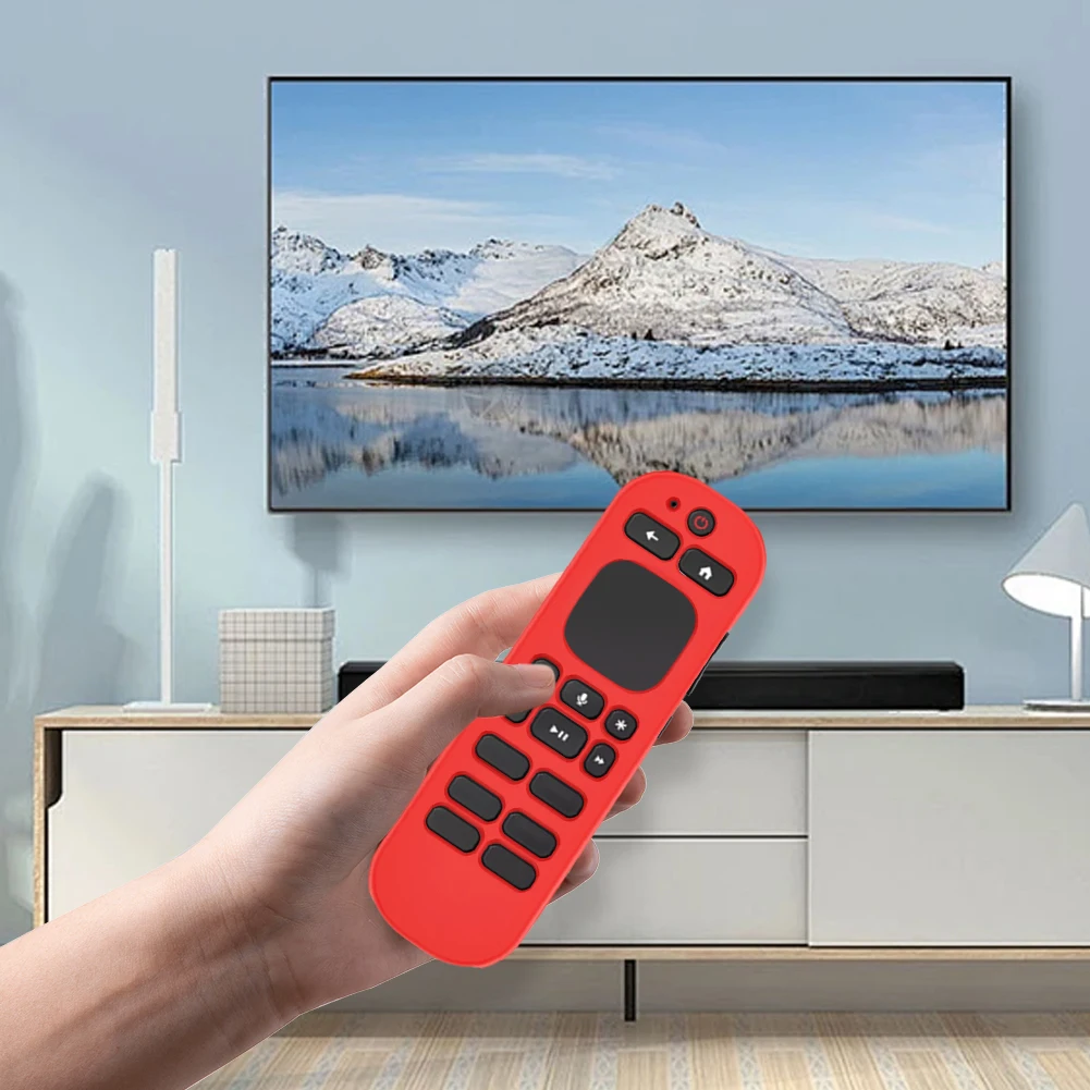 Remote Control Silicone Protective Case For Roku Voice Remote Pro 2nd Edition RCB1R 2024 Anti Slip TV Remote Protective Sleeve - imagen 2