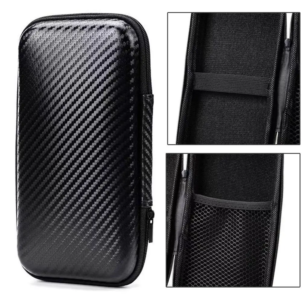 Bolsa de almacenamiento elástica para controlador de juego GaSiR X5 Lite/X5, bolsa con cremallera de nailon negro antipresión, impermeable y anticaída - imagen 2
