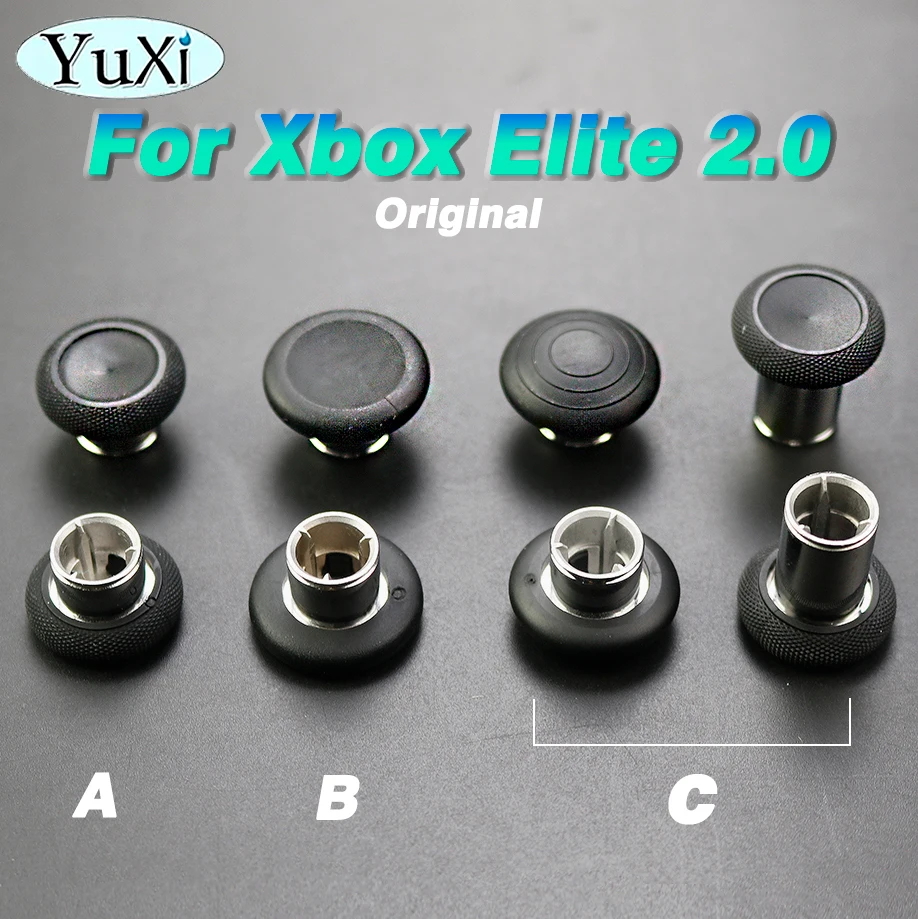 1 Juego de palanca de pulgar para Xbox Elite Series 2, Joysticks de controlador, tecla cruzada basculante, botones de Metal, soporte analógico, accesorios de gatillo