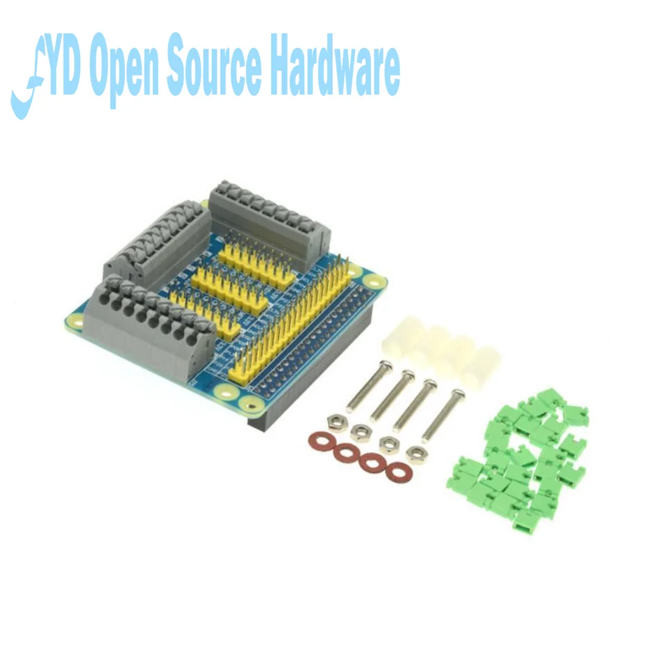 Placa de expansión GPIO Raspberry Pi Shield para Raspberry PI 2 3 B B + con tornillos para raspberry pi 3 modelo b kit de bricolaje - imagen 4