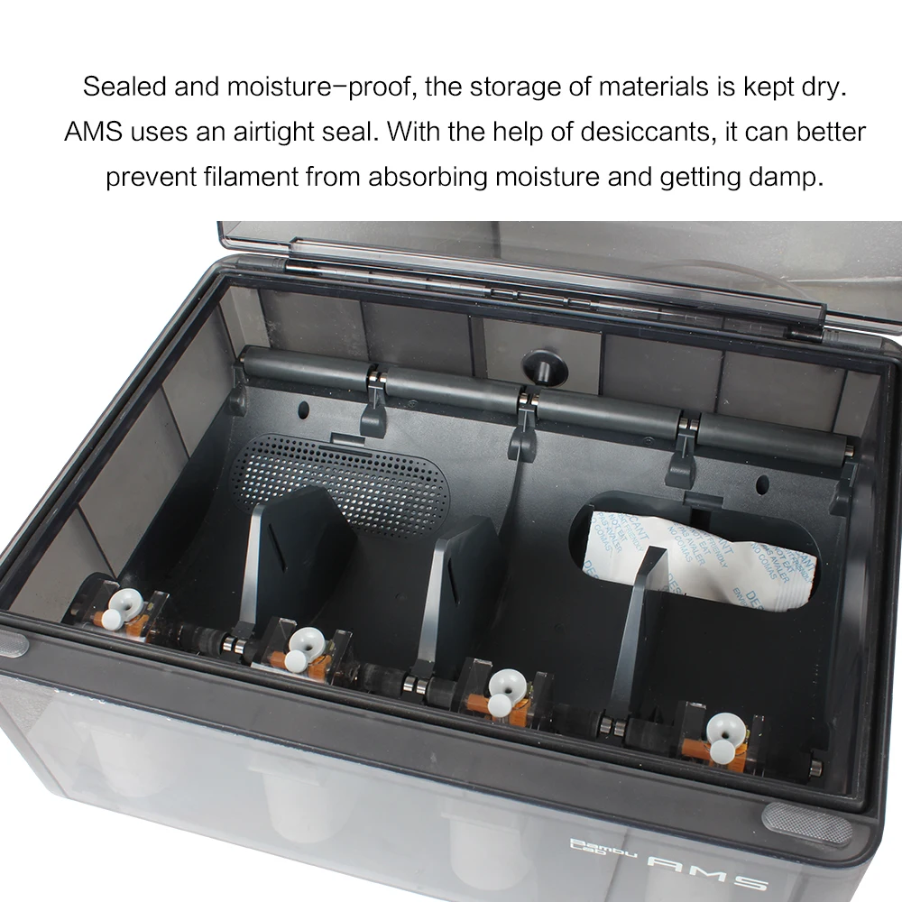 Desecante de impresora 3d de filamento Pla para Bambu lab A1 X1C P1S, accesorios de impresión 3D, bolsa desecante Bambulab AMS, caja secadora de filamentos - imagen 5