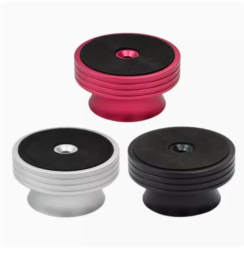 Platos giratorios para discos, estabilizador de peso, abrazadera negra de vinilo LP, accesorios de reproductor de Metal de aluminio - imagen 2