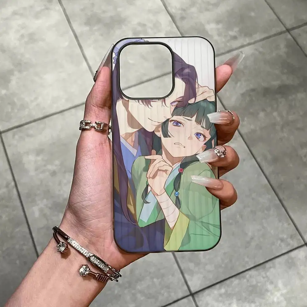 Funda de teléfono The Apothecary Diaries, funda de teléfono con patrón corrugado para iPhone 17 16 15 14 13 Plus Pro Max, funda mate a prueba de golpes - imagen 5