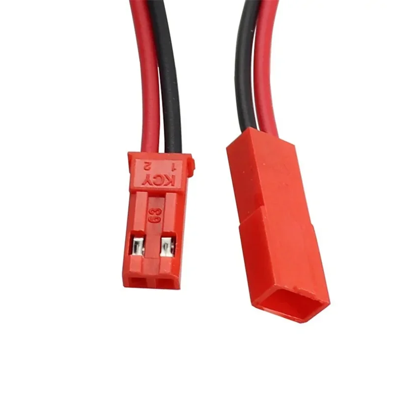 10 pares 100mm 150mm 2 pines JST conector macho + hembra Cable conector para juguetes RC batería lámpara LED - imagen 5