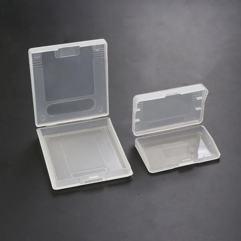 JCD 10 Uds caja de tarjeta de cartucho de juego de plástico para GameBoy Color GBC GBA GBP tarjetas de juego caja protectora transparente antipolvo - imagen 3