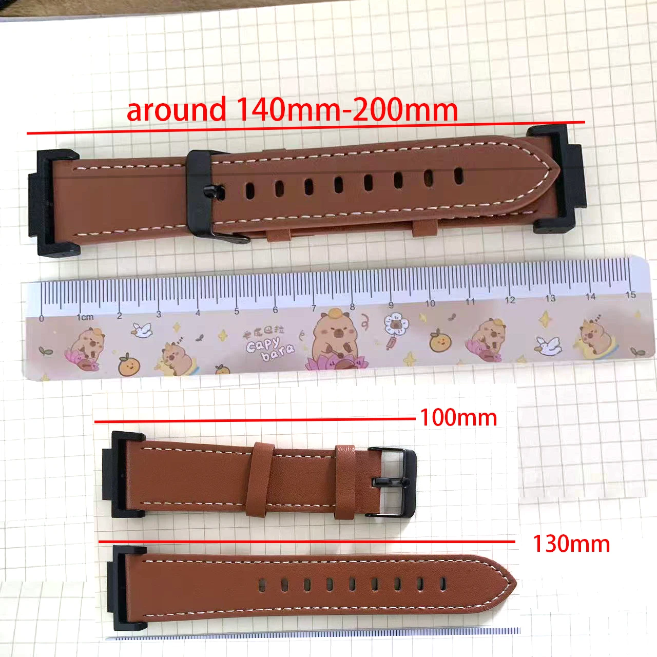 Correa de cuero de 16mm para reloj Casio G-SHOCK GA110 100 120 GA900 GA2100 DW-5600 GW-B5600 GW-M5610 accesorios de banda deportiva - imagen 4