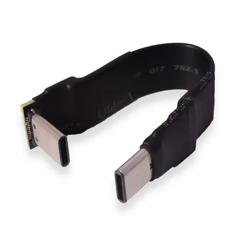FPC 20Gbps USB 3,2 tipo C Gen 2x2 Cable plano suave USB C macho a macho OTG datos FPV Cable aéreo Monitor cardán de mano sin escobillas - imagen 5