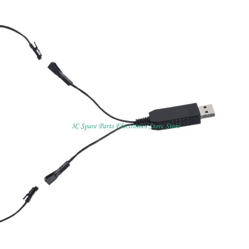 SZ-Cable eliminador batería 2 en 1, USB a doble AAA, para Radio con batería AAA, lámpara Gameboy, Control remoto, teléfono - imagen 3
