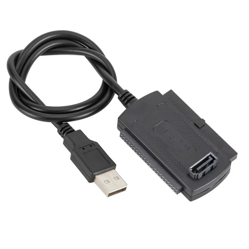 USB 2,0 a IDE SATA S-ATA 2,5 3,5 pulgadas HD HDD adaptador de disco duro convertidor Cable de alimentación de 4 pines CD, CD-RW ROM AC POWER - imagen 2