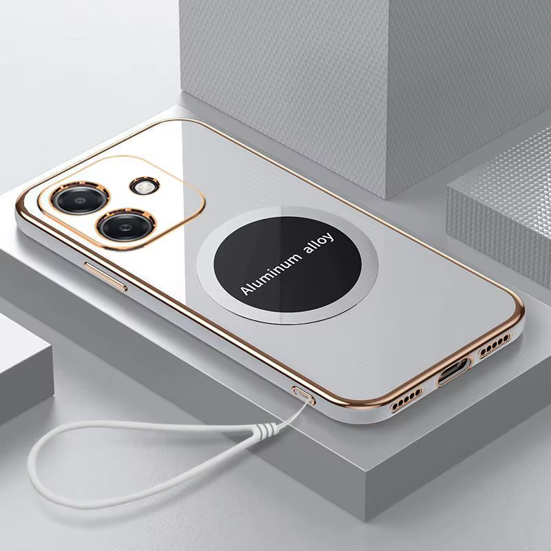 Para Oppo A5 Pro funda OPPO A5 Pro 4G funda de teléfono oppo a5 pro 5G cubierta de lujo chapado a prueba de golpes funda trasera de silicona Fundas - imagen 3