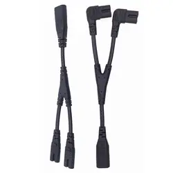 Cable de alimentación IEC C8 macho con salidas C7, C5 y C13