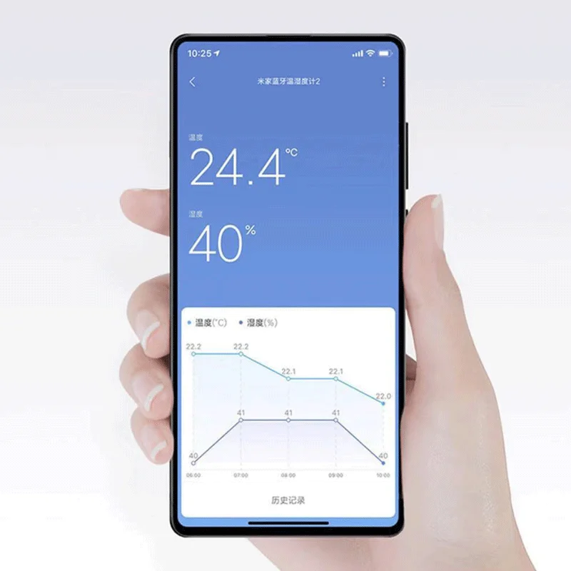 XIAOMI-termómetro Digital Bluetooth, 2 pantallas LCD, medidor de humedad Digital, Sensor inteligente inalámbrico de temperatura y humedad con batería - imagen 4