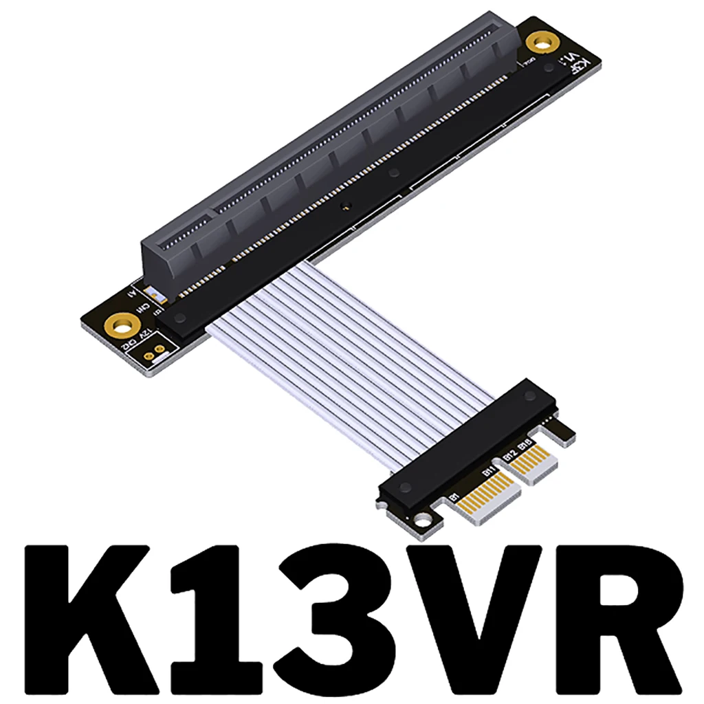 Cable de extensión PCIE 4,0x1 a x16, adaptador elevador macho a hembra Gen4 para extensión GPU, compatible con tarjeta PCIE x16 RAID SSD - imagen 2