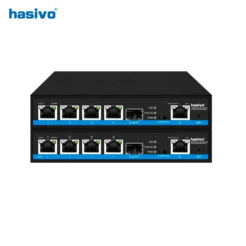 Conmutador PoE Gestionable 4 Puertos 2.5G + 10G SFP+ Uplink - imagen 5