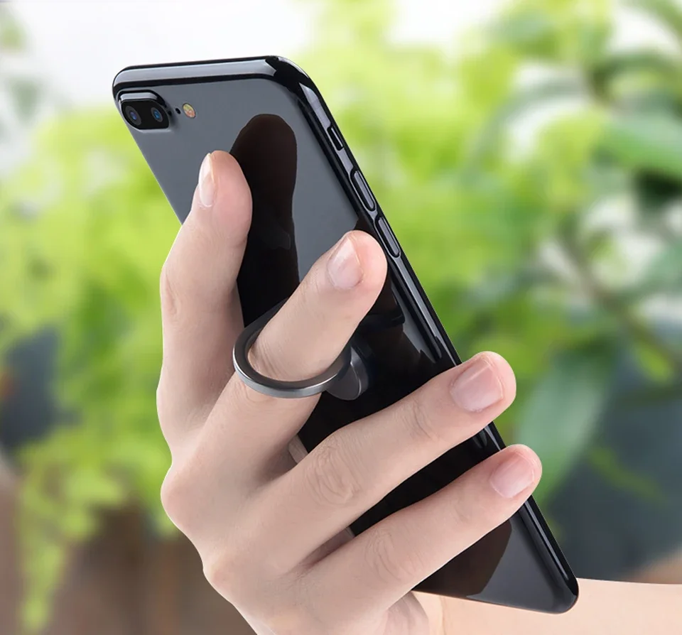 Anillo en forma de gota de agua, soporte portátil para teléfono móvil, soporte Universal de anillo de dedo con rotación de 360 grados para teléfono Huawei - imagen 5