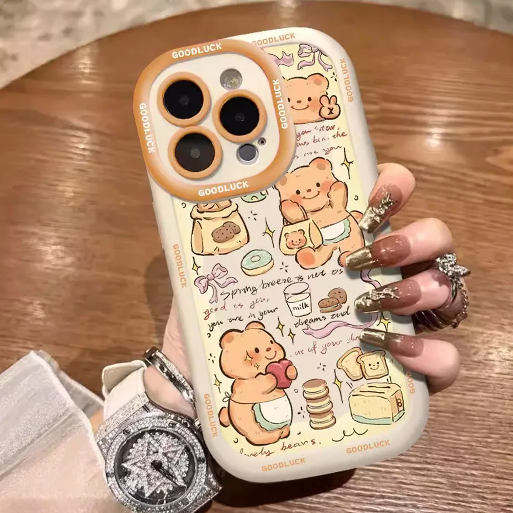 Bonita Funda de teléfono de pato para iPhone 13, 11, 14, 15, 12, 16 Pro Max, XR, X, Xs, 7, 8 Plus, SE, 15pro, 13pro, Funda de silicona suave de TPU - imagen 3