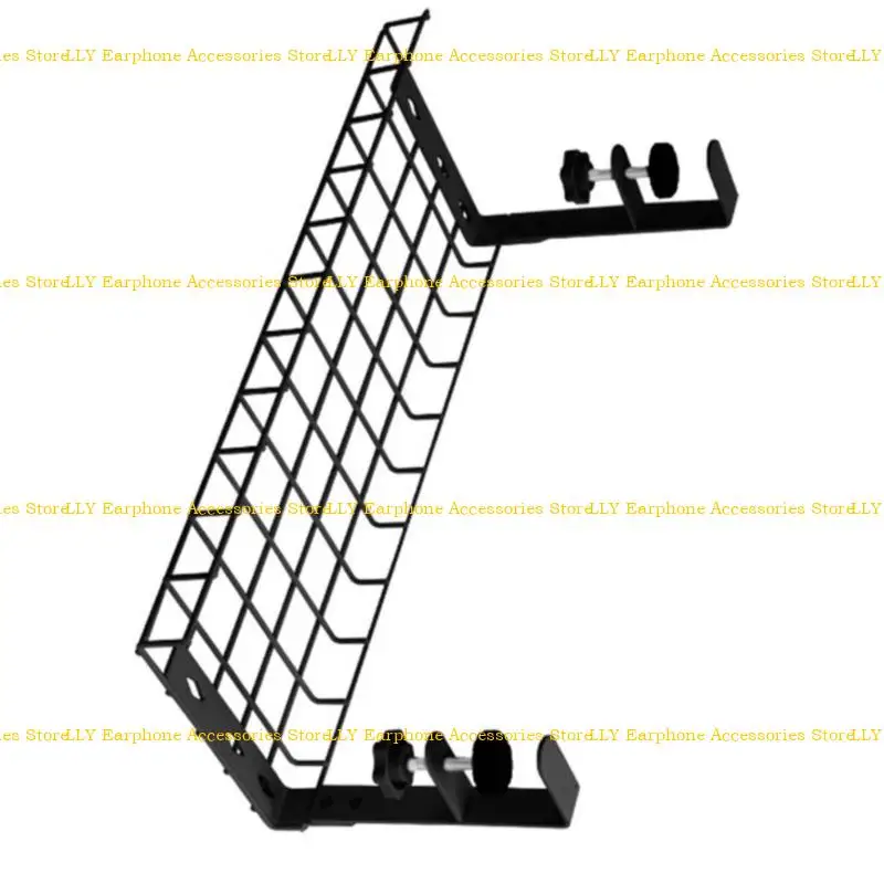 462e debajo organización alambre escritorio estante almacenamiento bandeja metal bandeja metal - imagen 4