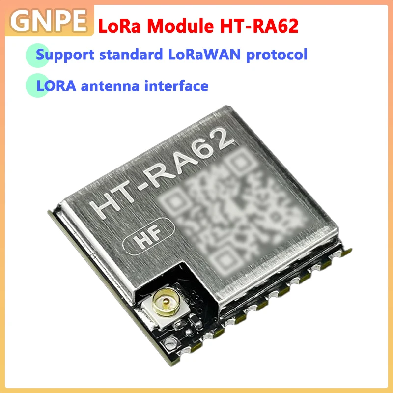 Módulo HT-RA62 El desarrollo secundario SX1262 admite interfaz de antena LORA con protocolo LoRaWAN