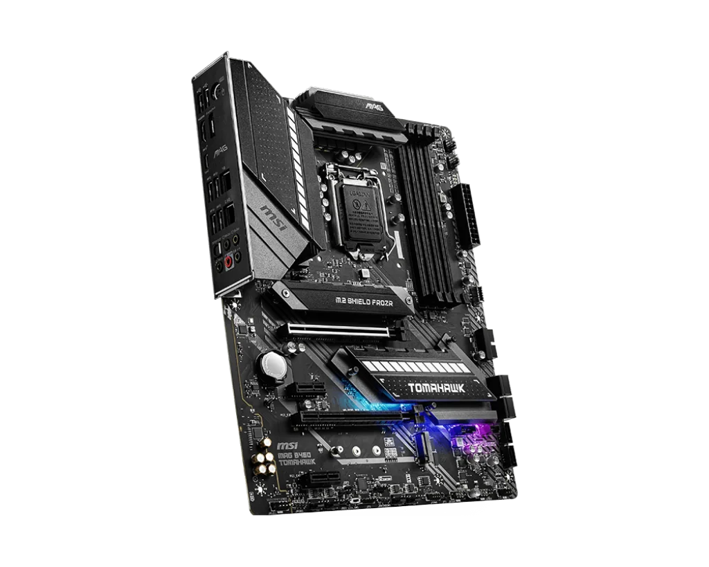 Placa base MSI B460 MAG B460 TOMAHAWK placa base LGA 1200 B460 compatible con cpu 10700F 10400F 10100F DDR4 128GB M.2 Micro ATX - imagen 3