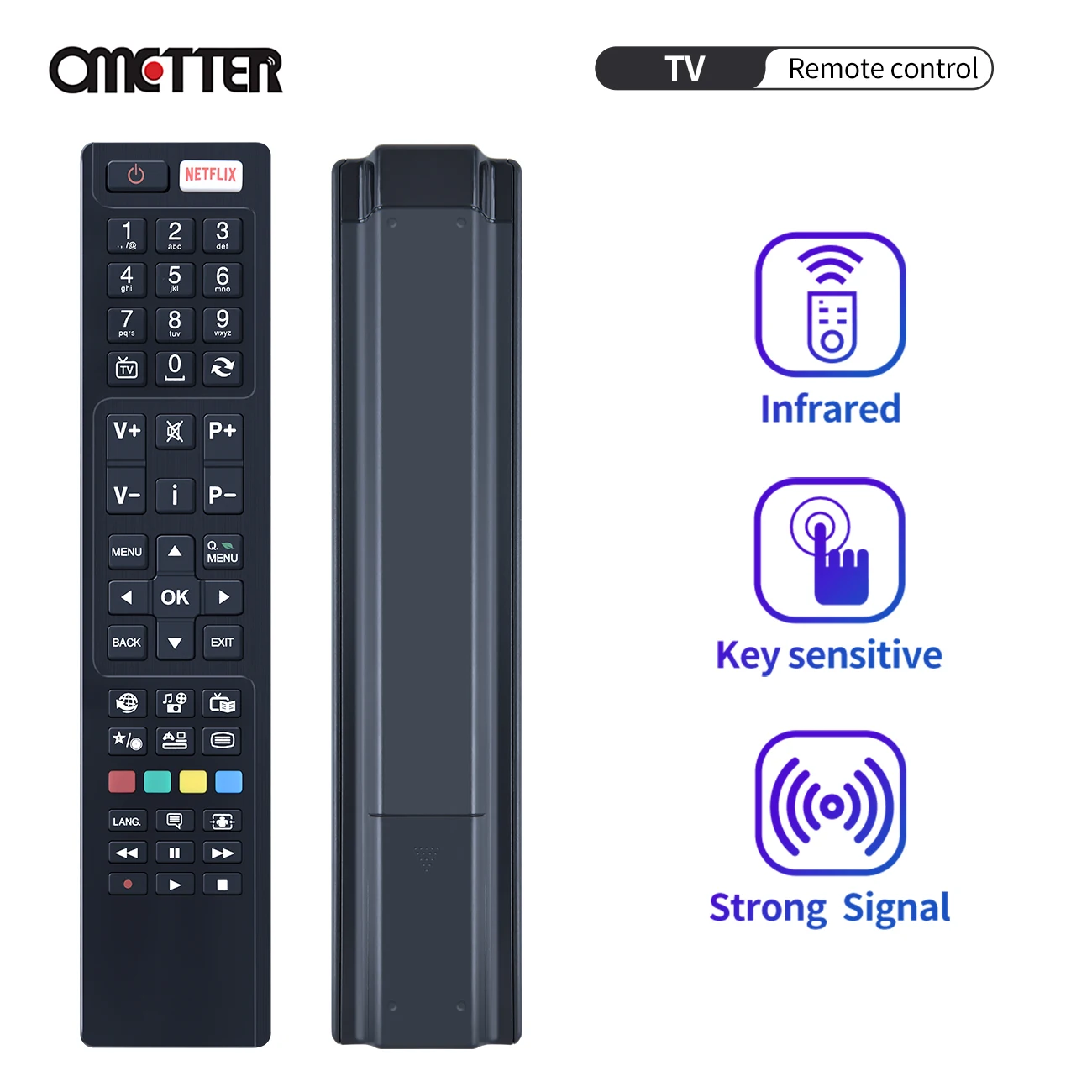 RC48125 30089237   Para PANASONIC TV Control remoto RC48127 TX-40CX400 TX-40CX400B TX-48CX400 TX-48CX400B TX-55CX400 TX-55CX400B - imagen 2