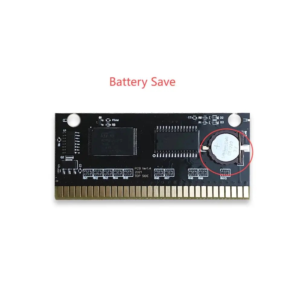 Tarjeta MD FlashKit, tarjeta PCB con oro electrolítico regrabable para cartucho de videojuego Sega Genesis - imagen 5