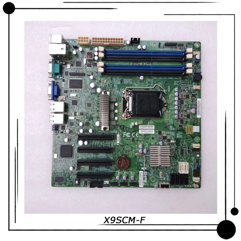 X9SCM-F para placa base UATX de servidor unidireccional Supermicro 1155 Intel C204 Xeon E3-1200 v2 series 2/3a generación Core i3 DDR3 PCI-E3.0 - imagen 2