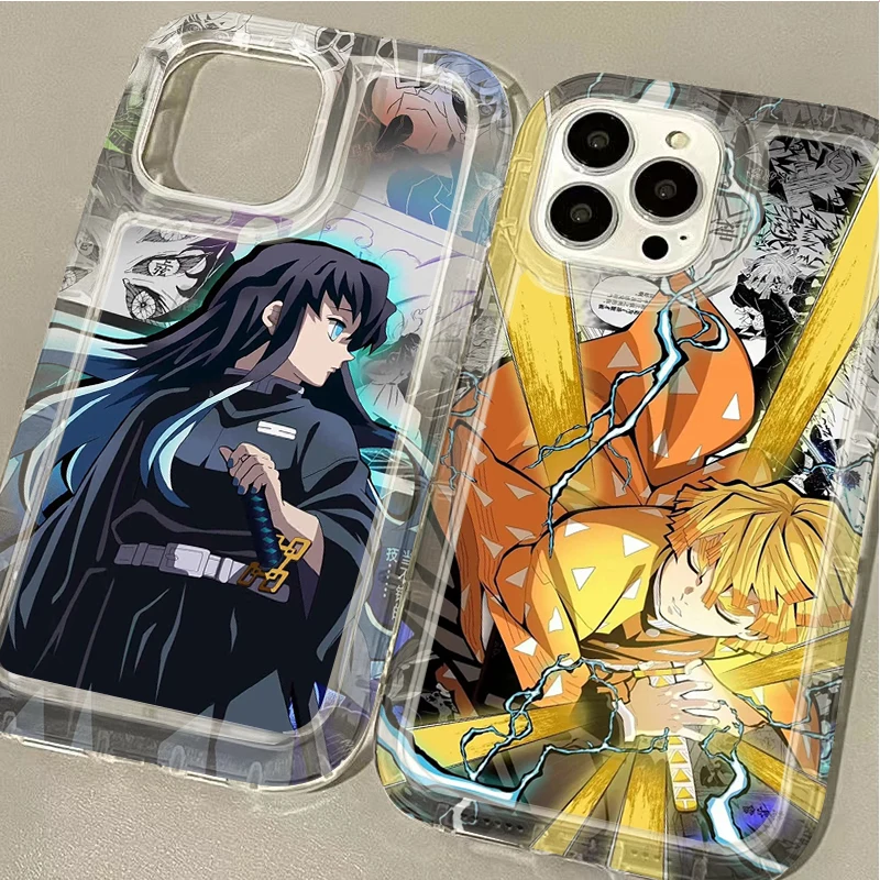 Funda de teléfono de Anime Demon Slayer para Xiaomi, POCO X6 Pro, 13T, 12T, 14, 13, 12x, 12S, 11 Lite, 10, 11i, X3, NFC, X4, GT, X5, F3, F4, F5, impresión