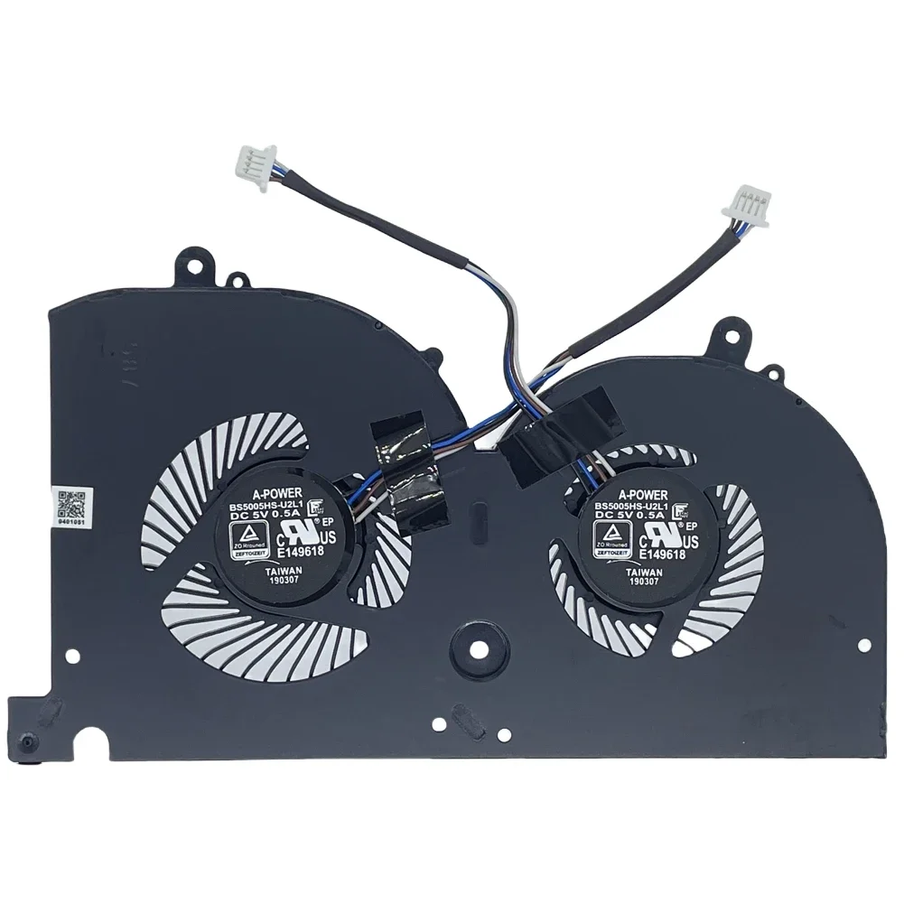 Reemplazo nuevo ventilador de refrigeración CPU + GPU para portátil para ventilador serie MSI GS75 P75 WS75 MS-17G1 MS-17G2 MS-17G3 - imagen 3