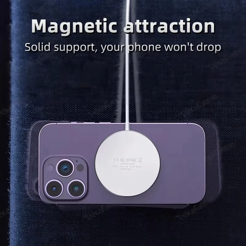 Cargador inalámbrico magnético para Apple iPhone 17 16 15 14 13 12 Pro Max carga rápida para Samsung Galaxy S25 S24 accesorios Huawei - imagen 4
