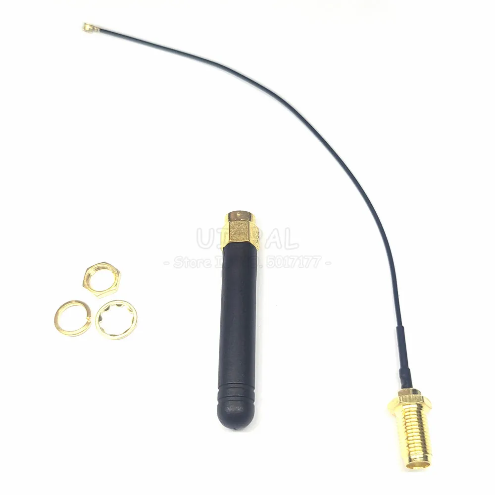 Cable SMA a IPEX con antena para módulo SIM800L GPRS TCP IP