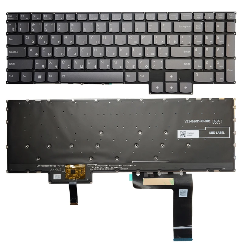 Nuevo para Lenovo LOQ 15APH8 15IRH8 LOQ 16APH8 16IRH8 teclado retroiluminado RGB colorido ruso