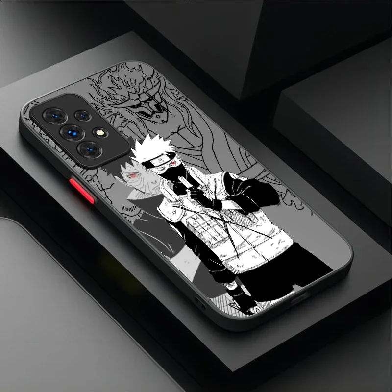 Funda mate de Anime Sasuke Naruto para Samsung Galaxy A05 A05S A54 A34 A24 A14 A53 A33 A23 A13 A52 A52S A32 A22 A12 A71 A51 A31 A50 - imagen 5