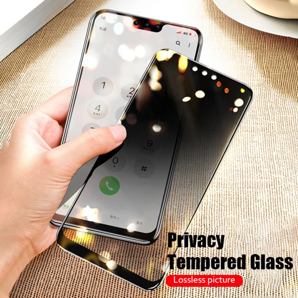 Vidrio templado de privacidad 3D para Huawei P40 Lite E P30 P20 Pro, vidrio protector en P Smart 2021 2020 S Z Mate 30 20 10 5G - imagen 4