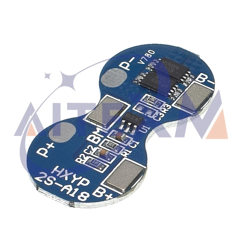 1 uds/10 Uds 2S Li-ion 18650 Placa de protección del cargador de batería de litio 7,4 V protección contra sobrecarga y sobredescarga 4A BMS - imagen 4