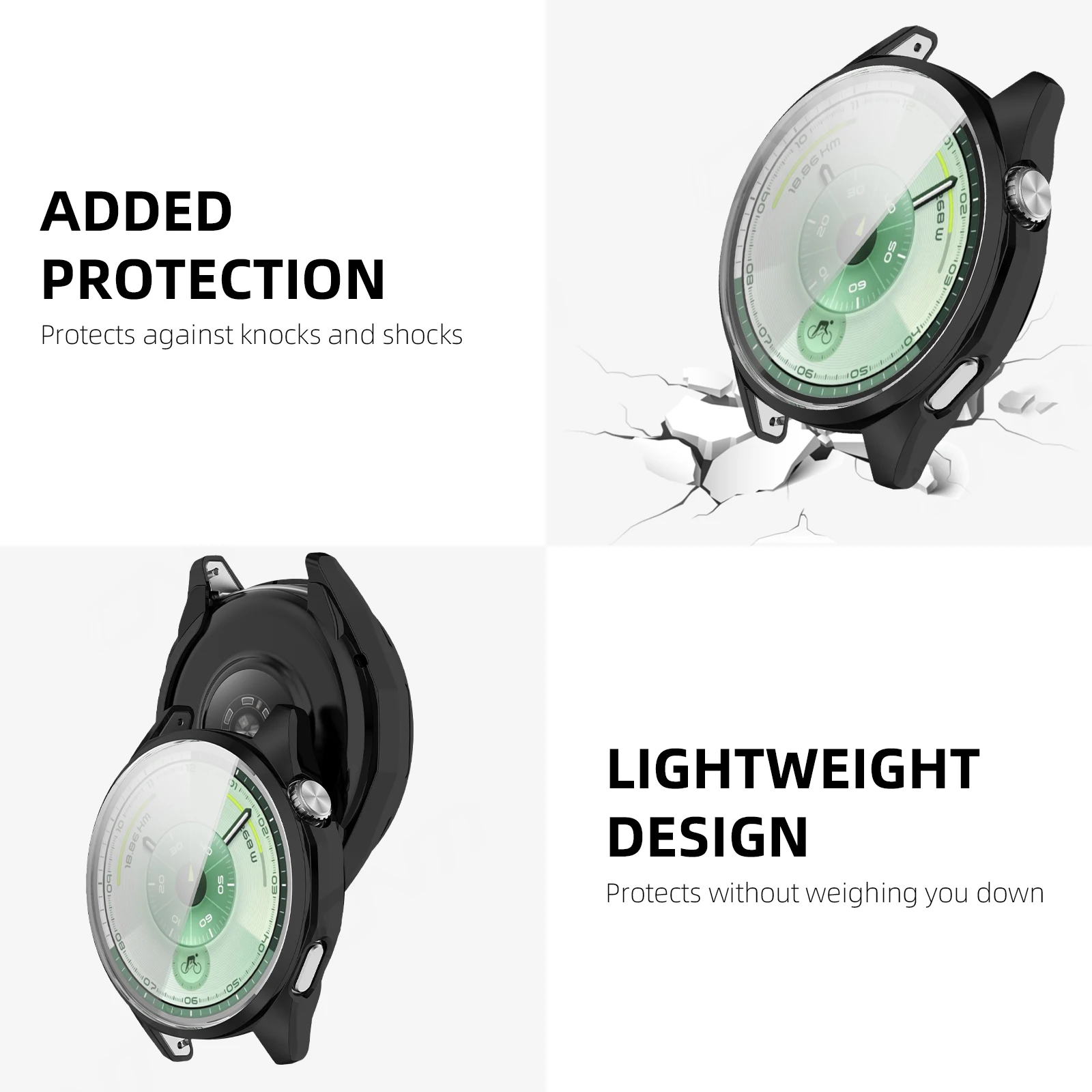 Funda para Huawei Watch GT 6, funda protectora de pantalla de 46mm y 41mm, funda protectora completa de TPU suave para reloj GT6, accesorios - imagen 2