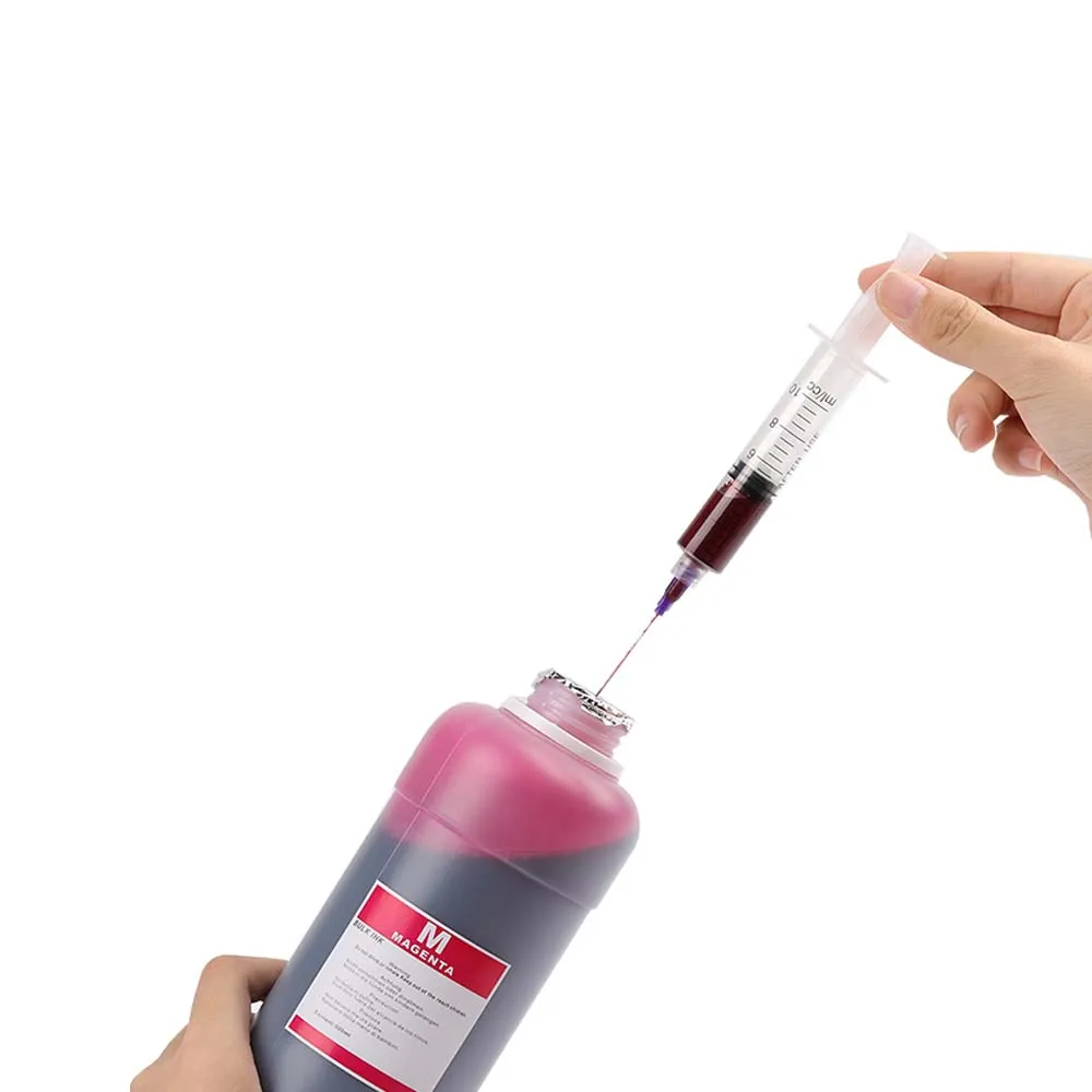 Kit de recarga de tinta para impresora de inyección de tinta Epson, Canon, HP, Brother, Lexmark, Samsung, Dell, 500ml, color negro, C, M Y - imagen 5