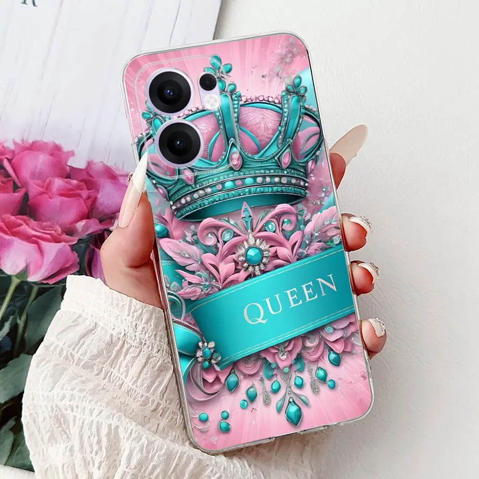 Para OPPO Reno13 F 5G 2025 funda CPH2699 funda Popular mariposa flor funda de teléfono de silicona suave para OPPO Reno 13F 4G Reno13F Capa - imagen 3