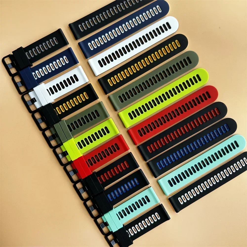 Correa de silicona suave para HUAWEI WATCH GT 4 Pro, 22mm, 20mm, 46mm, banda GT 3 2 42mm, HONOR MagicWatch GS 3 ES, pulsera de reloj inteligente - imagen 2