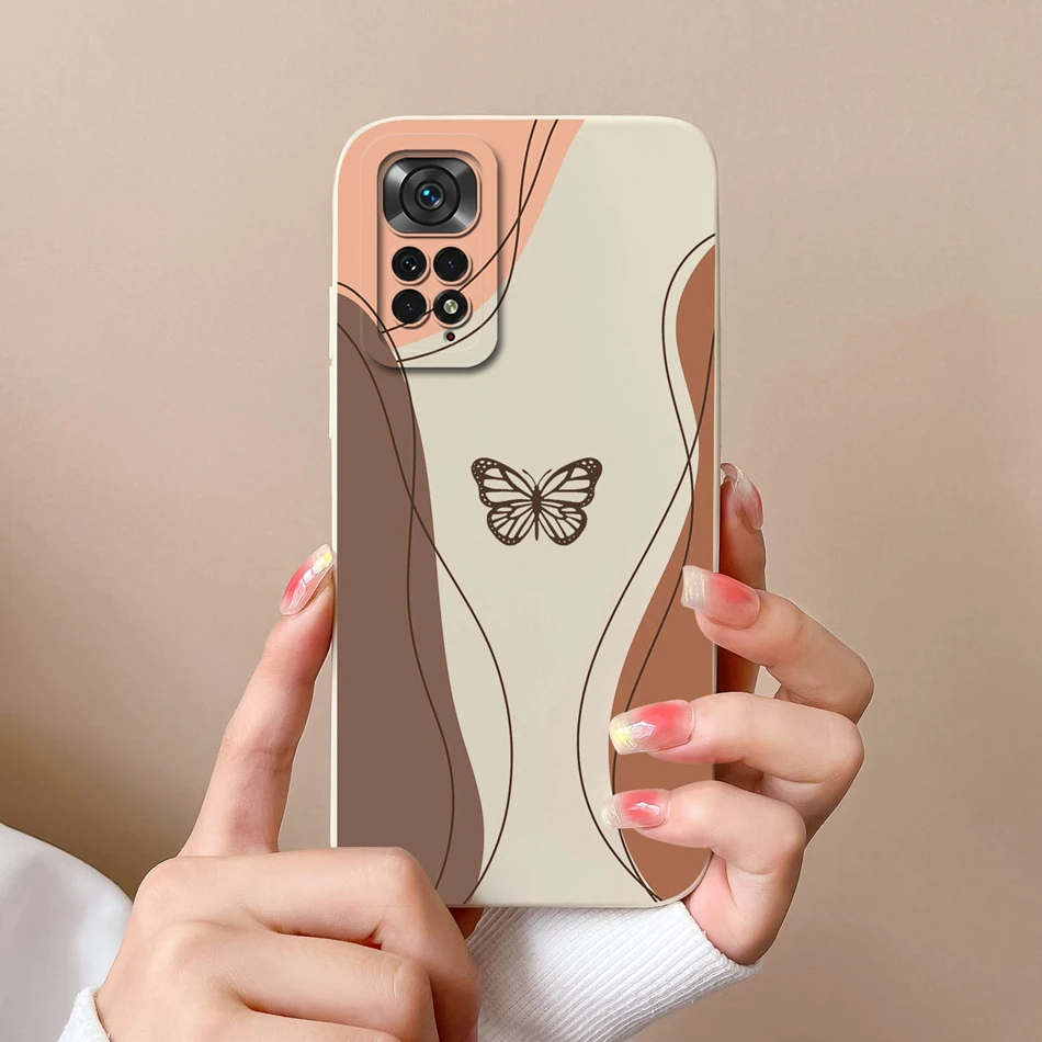 Para Redmi Note 11 Pro Plus Funda de teléfono Love Heart Funda protectora de cámara de silicona líquida para Xiaomi Redmi Note11 11Pro Funda - imagen 5