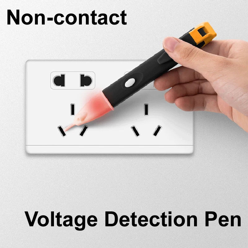 Pluma de detección de voltaje eléctrico, indicador, Sensor LCD, enchufe de pared, Detector de CA sin contacto, instrumento de toma de corriente, herramienta de 90-1000v - imagen 2