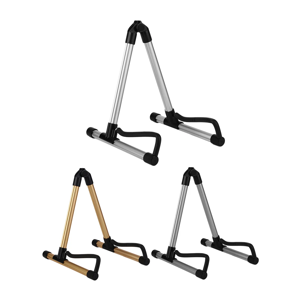 SK20-Soporte de aleación para guitarra eléctrica acústica, plegable, Universal, excelente - imagen 3