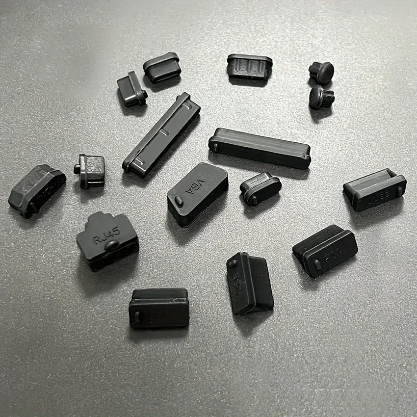 Tapón antipolvo Universal para portátil, 16 Uds., adecuado para Xiaomi, tapón antipolvo para portátil, tapa protectora de enchufe USB HDTV DP diseñada para ordenador portátil