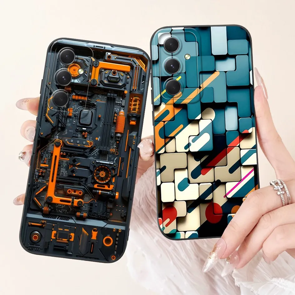 Funda para Samsung Galaxy A53 A54 A55 5G, Funda SM-A536B SM-A546V SM-A556B a prueba de golpes, Funda de moda con flores, Funda mate de silicona suave - imagen 4