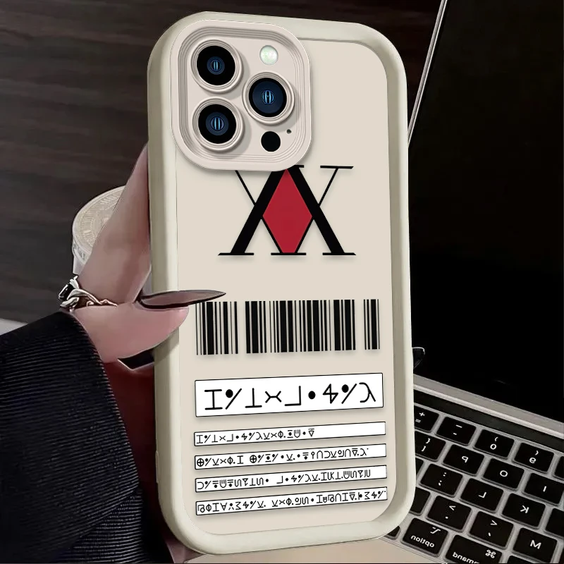 Funda de teléfono Anime Hunter X Hunters para iPhone 17 Air 16 16E 15 14 13 12 11 Pro Max X XS X S Max XR SE 2020 SE4 7 8 funda de silicona - imagen 4