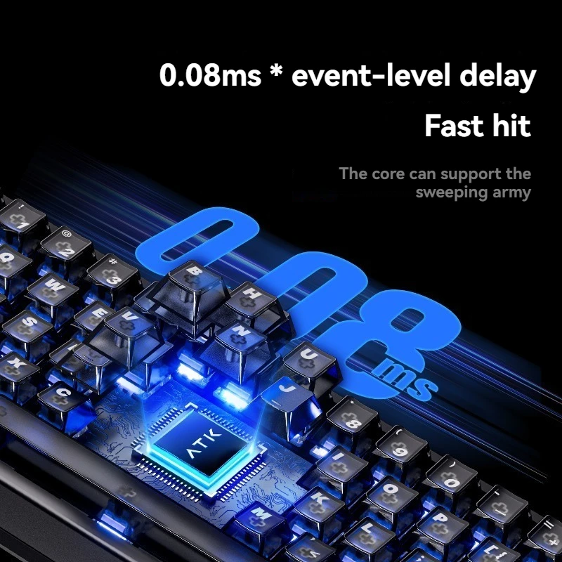 ATK 68RX teclado con interruptor magnético con cable modo único RT 0.005 teclado ergonómico personalizado teclado mecánico de oficina para juegos - imagen 3