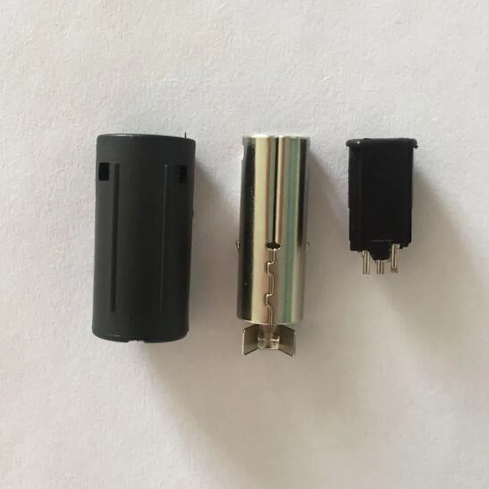 Conector macho negro para NGC, Mando de juego con cable para Gamecube, repuesto de reparación de aguja completa - imagen 3