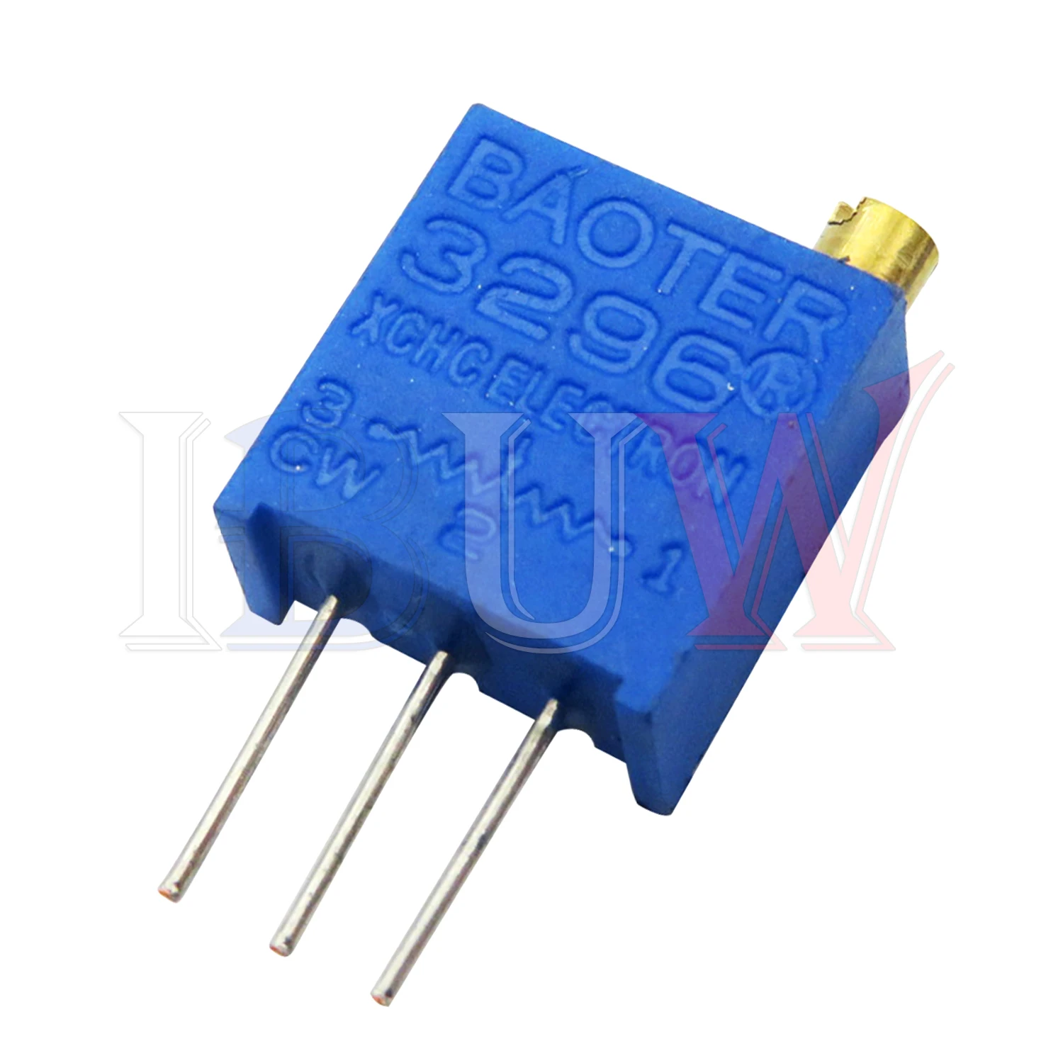 Potenciómetro de precisión ajustable, 10 piezas, 3296W, resistencia multigiro, 1K, 2K, 5K, 10K, 100K, 103, 100R - imagen 3