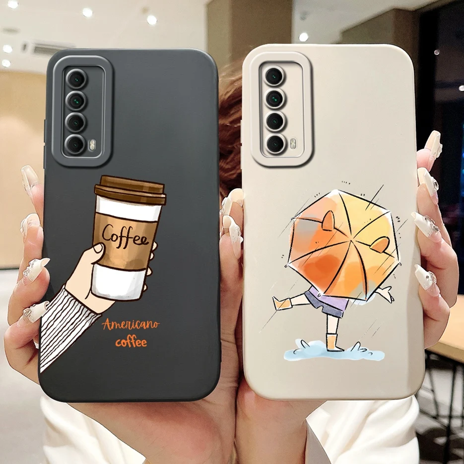 Funda de teléfono para Huawei P Smart 2021, HuaweiY7a, PPA-LX3, Y7a, PSmart 2021, suave, 6,63 pulgadas, parachoques - imagen 5