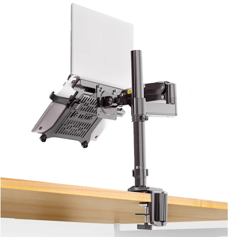 Soporte de gas portátil con abrazadera para monitor 22-35" - imagen 2